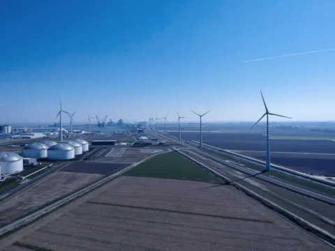 wind and storage