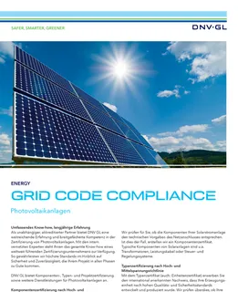 Grid Code Compliance Photovoltaikanlagen