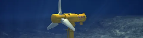 Alstom Oceade tidal turbine