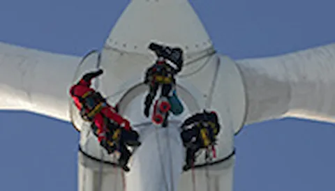 Inspektion von Windenergieanlagen