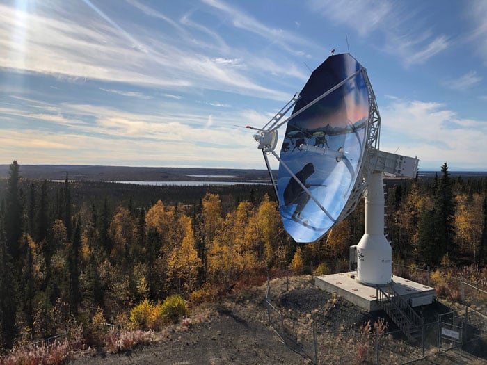 Bodenstation in Inuvik, Kanada