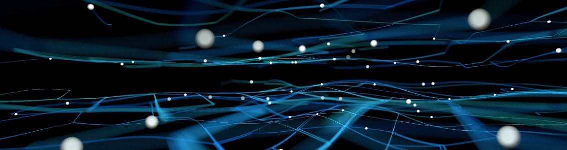 Computernetzwerk und KI-Algorithmus