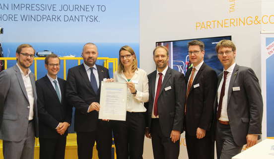 Certificate handover DanTysk
