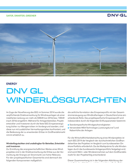 DNV GL Winderlösgutachten