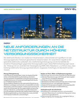 Neue Anforderungen an die Netzstruktur durch höhere Versorgungssicherheit