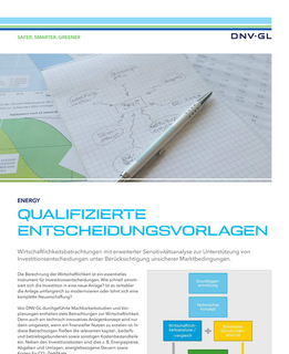 Qualifizierte Entscheidungsvorlagen