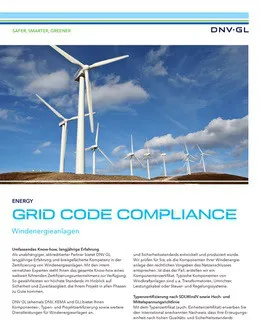 Grid Code Compliance für Windenergieanlagen