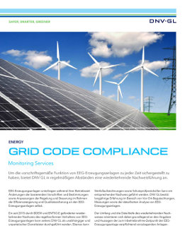 Grid Code Compliance Monitoring Services