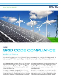 Grid Code Compliance Monitoring Services