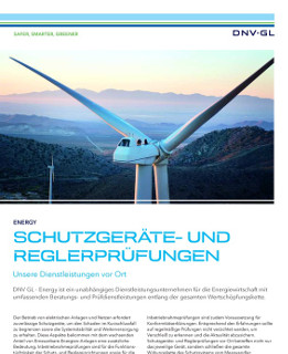 Schutzgeräte- und Reglerprüfungen