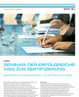 Seminar der erfolgreiche Weg zur Zertifizierung