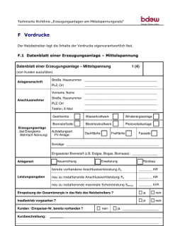 Technische Richtlinie Erzeugungsanlagen am Mittelspannungsnetz