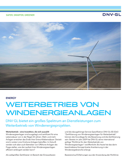 Weiterbetrieb von Windenergieanlagen
