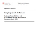Energiespeicher in der Schweiz