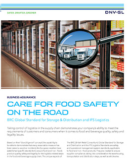 BRCGS Global Standard for Storage & Distribution 