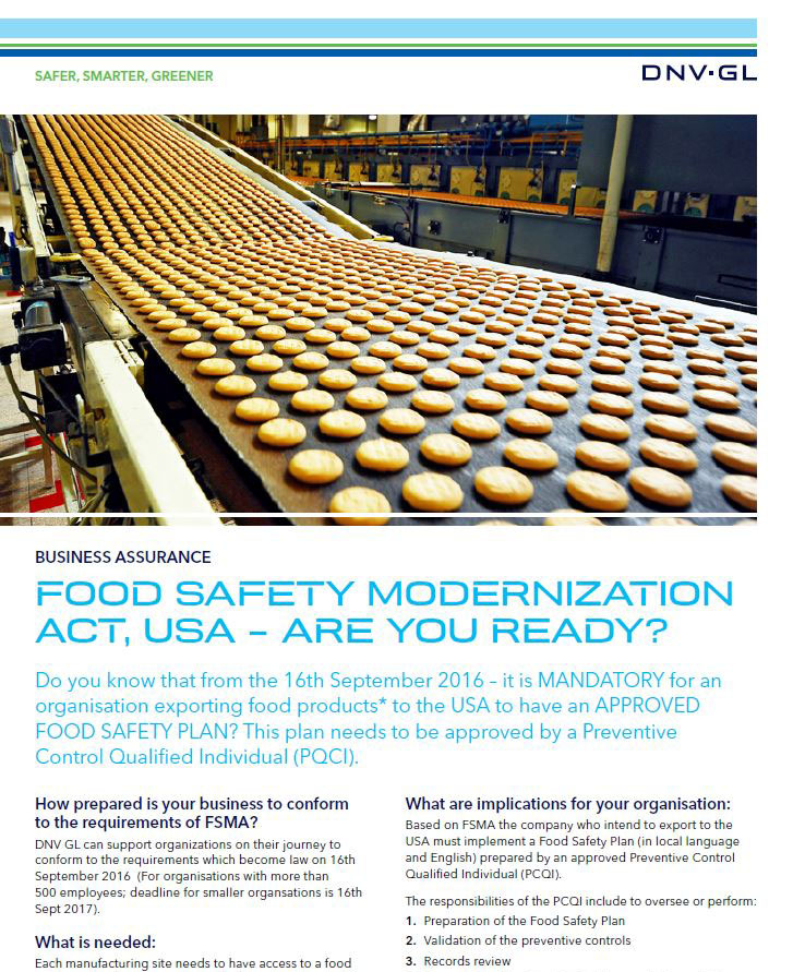 Food Safety Modernization Act