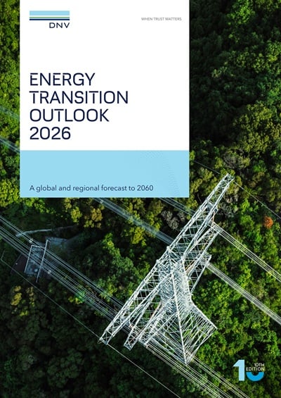 DNV's Energy Transition Outlook 2026 report cover