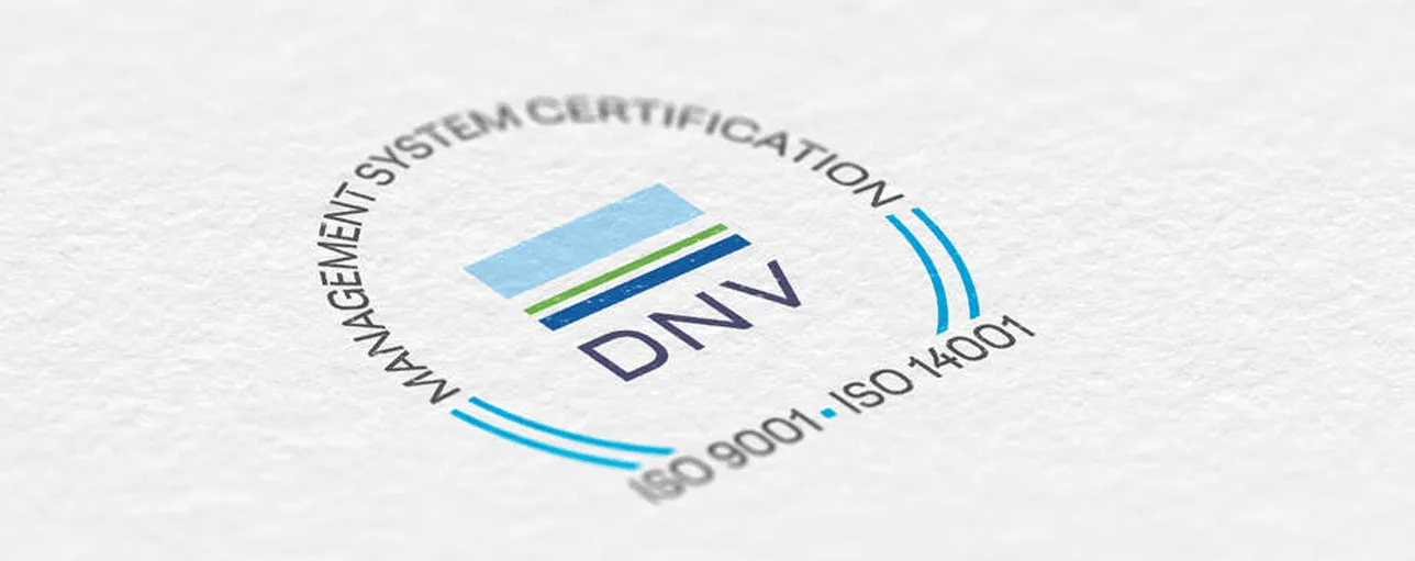 DNV Zertifzierungszeichen