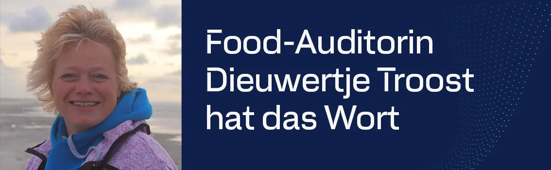 Food-Auditorin Dieuwertje Troost hat das Wort