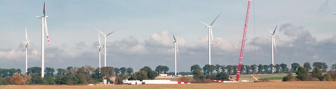 Energieertragsprognosen für geplante Windparks