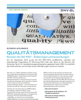 Downloads und Webseminare rund um die neuen Versionen der ISO-Normen