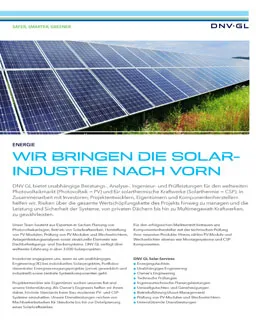 Download our Solar services brochure for more information